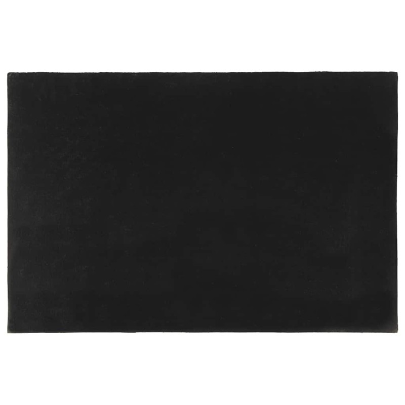 vidaXL Πατάκι Εισόδου Μαύρο 60 x 90 εκ. Θυσανωτός Κοκοφοίνικας