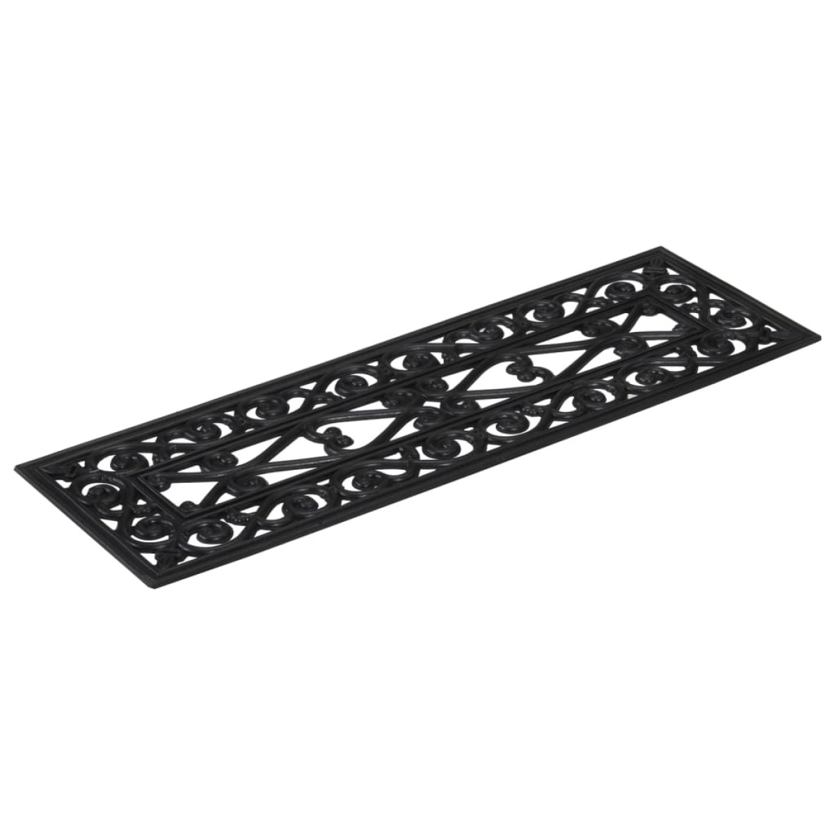 vidaXL Πατάκια Σκάλας 10 τεμ. 25 x 75 εκ. από Καουτσούκ