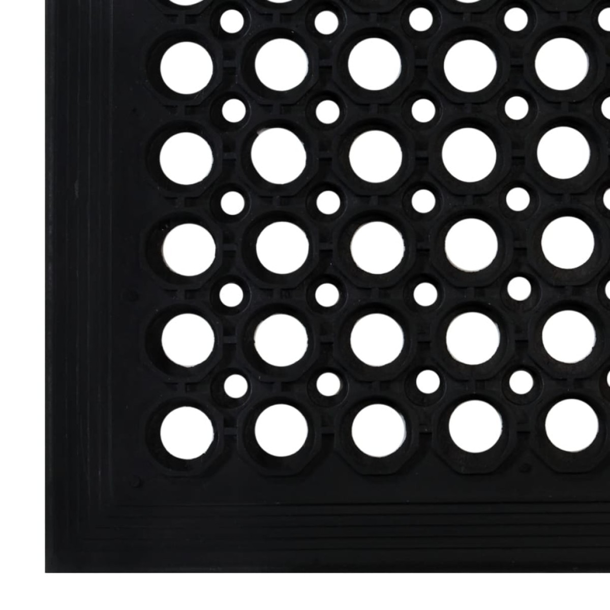 vidaXL Πατάκι Εισόδου Ορθογώνιο 60 x 90 εκ. από Καουτσούκ