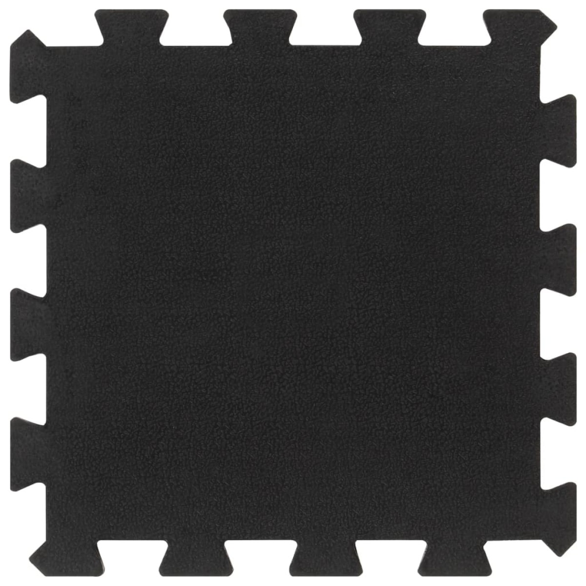 vidaXL Δάπεδο Προστασίας Παζλ 9 τεμ. Μαύρο 16 χιλ. 30x30 εκ. Καουτσουκ