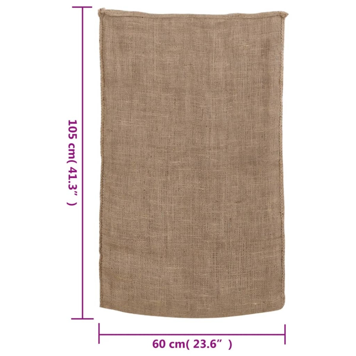 vidaXL Σακιά Γιούτας 10 Τεμ. 60 x 105 εκ. από Γιούτα 220 gsm