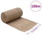 vidaXL Ρολό Γιούτας 0,25x100 μ. από 100% Γιούτα 200 gsm