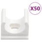 vidaXL Κανάλι Καλωδίων με Κλιπ Ø16 χιλ. 30 μ. από PVC