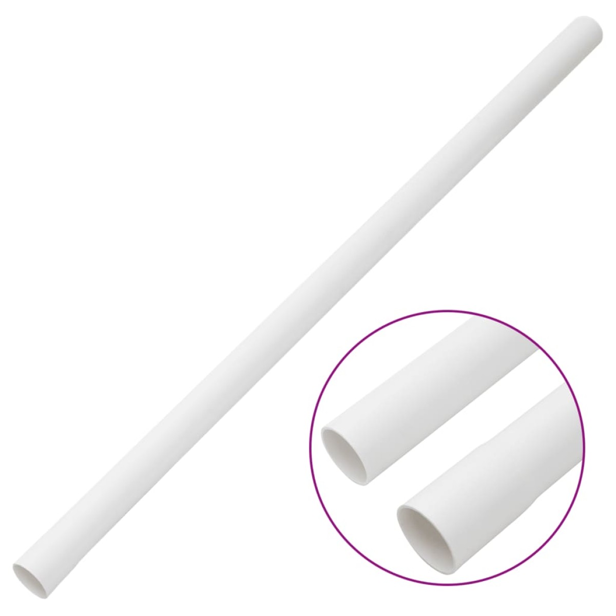 vidaXL Κανάλι Καλωδίων Ø30 χιλ. 10 μ. από PVC