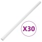 vidaXL Κανάλι Καλωδίων με Κλιπ Ø30 χιλ. 30 μ. από PVC