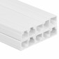 vidaXL Κανάλι Καλωδίων 30 x 15 χιλ. 10 μ. από PVC
