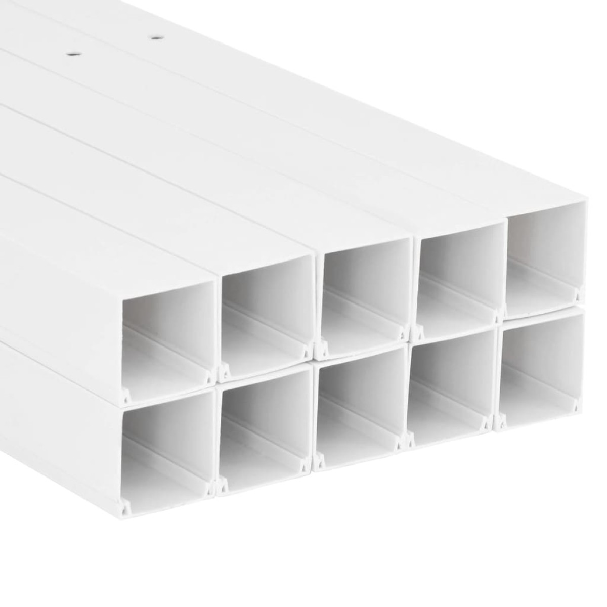 vidaXL Κανάλι Καλωδίων 100 x 60 χιλ. 10 μ. από PVC