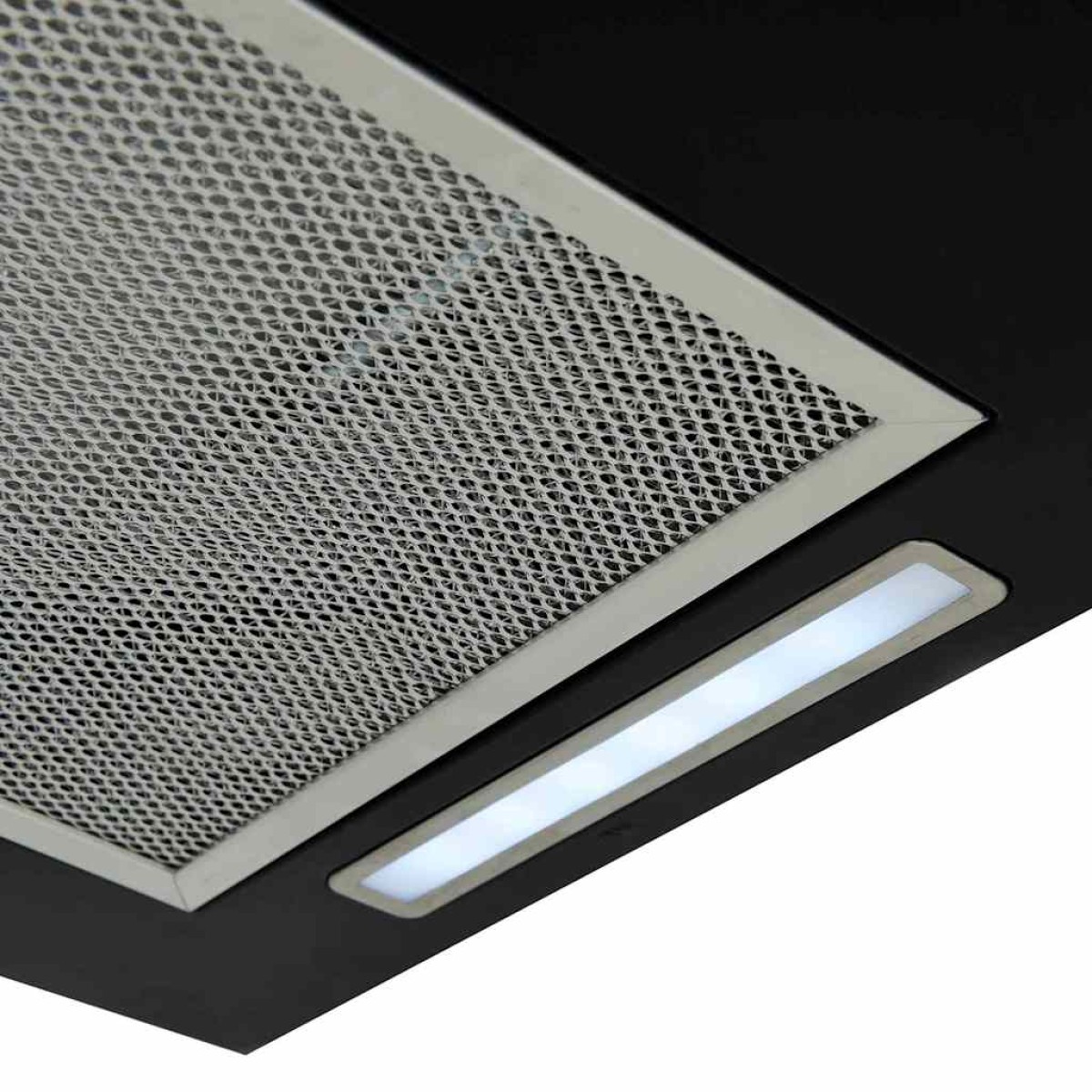 vidaXL Απορροφητήρας Νησίδα με Αισθητήρα Αφής LCD από Ψημένο Γυαλί