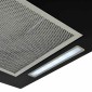 vidaXL Απορροφητήρας Νησίδα με Αισθητήρα Αφής LCD από Ψημένο Γυαλί
