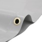 vidaXL Μουσαμάς Γκρι 2,5 x 4,5 μ. 600 γρ./μ²