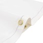 vidaXL Μουσαμάς Λευκός 2,5x4,5 μ. 600 γρ./μ²