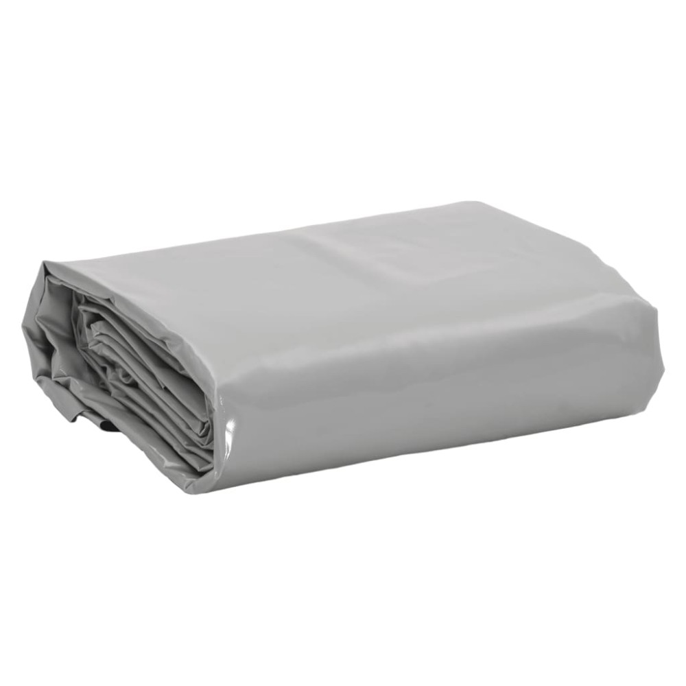 vidaXL Μουσαμάς Γκρι 650 γρ./μ.² 4x5 μ.