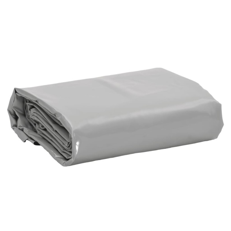 vidaXL Μουσαμάς Γκρι 650 γρ./μ.² 4x5 μ.