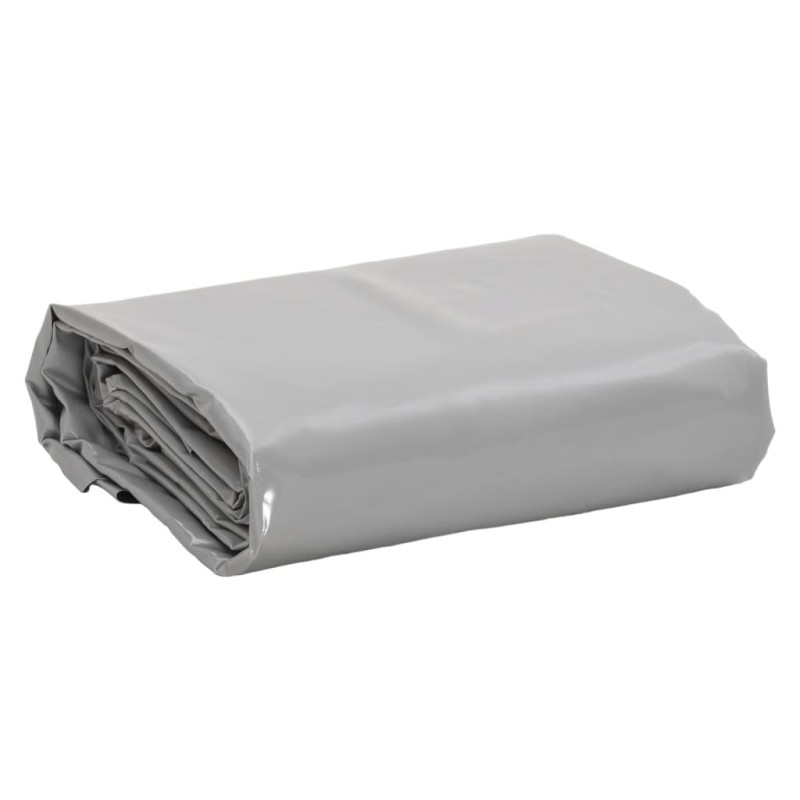 vidaXL Μουσαμάς Γκρι 1,5 x 2,5 μ. 650 γρ./μ²
