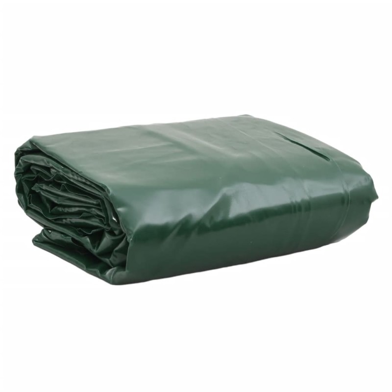 vidaXL Μουσαμάς Πράσινος 5 x 7 μ. 650 γρ./μ²