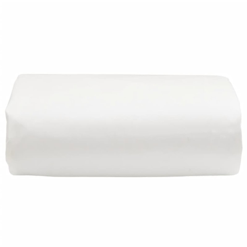 vidaXL Μουσαμάς Λευκός 3 x 3 μ. 650 γρ./μ²