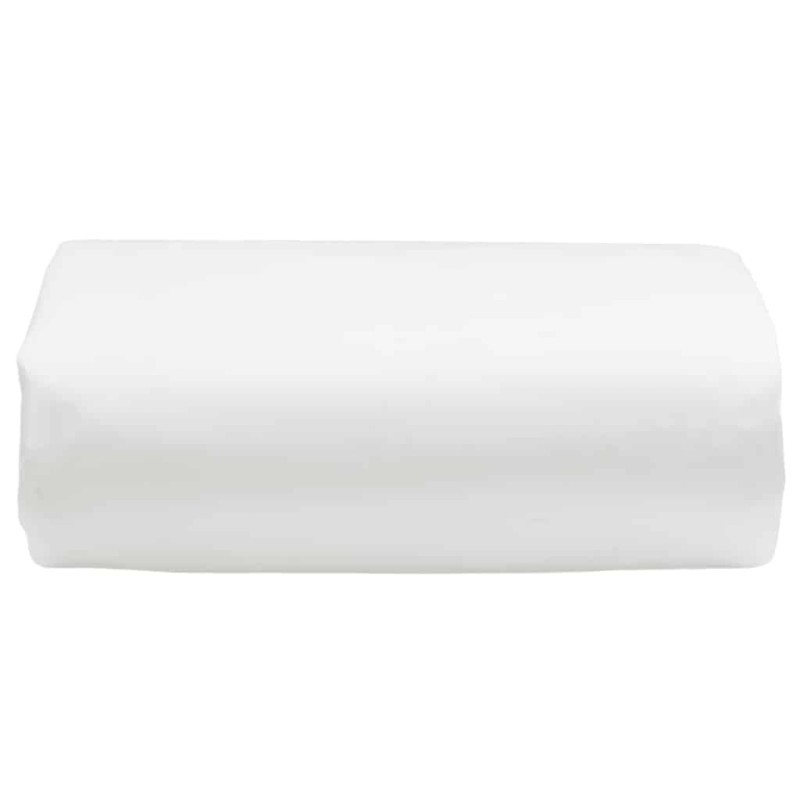 vidaXL Μουσαμάς Λευκός 1 x 2,5 μ. 650 γρ./μ²