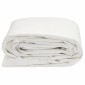 vidaXL Μουσαμάς Λευκός 1,5 x 2,5 μ. 650 γρ./μ²