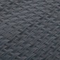 vidaXL Διαχωριστικό Βεράντας Ανθρακί 400 x 80 εκ. από Συνθετικό Ρατάν