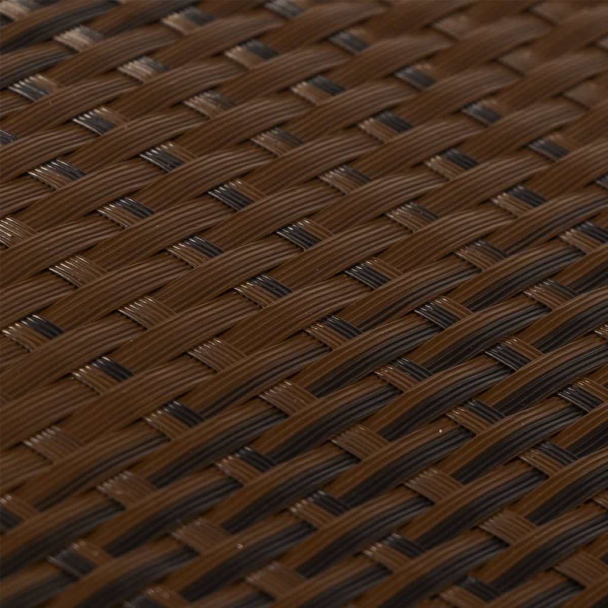 vidaXL Διαχωριστικό Βεράντας Καφέ & Μαύρο 500x100 εκ. Συνθετικό Ρατάν