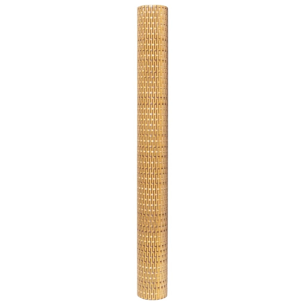 vidaXL Διαχωριστικό Βεράντας Ανοιχτό Καφέ 300x80 εκ. Συνθετικό Ρατάν