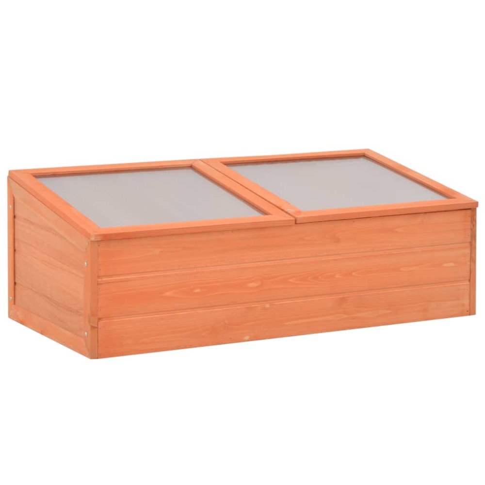 vidaXL Θερμοκήπιο 100x50x34 εκ. Ξύλινο
