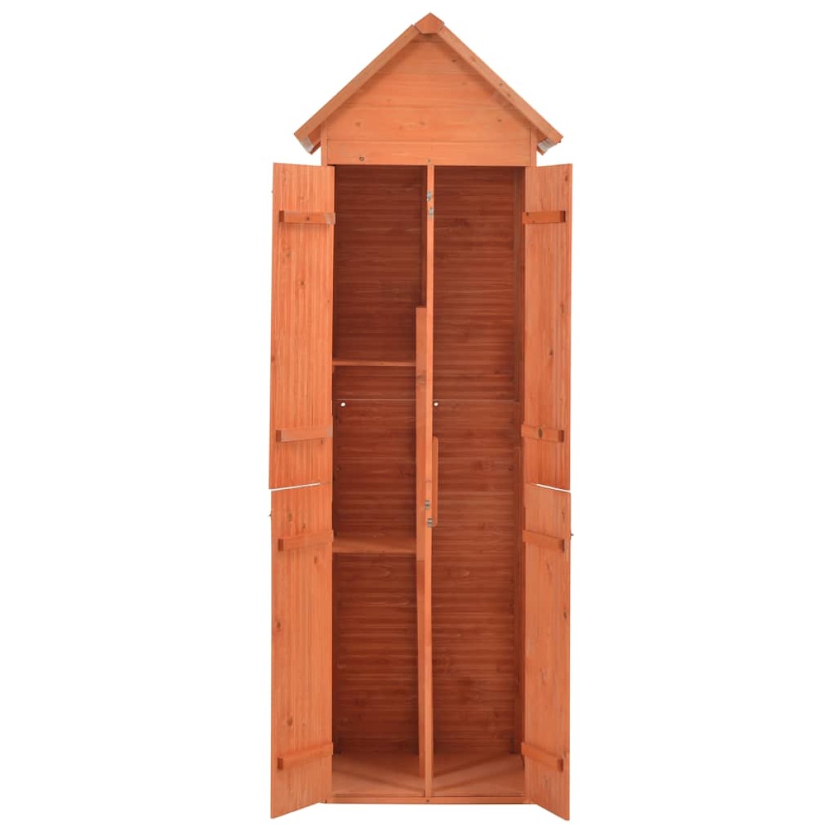 vidaXL Αποθήκη Κήπου 71 x 60 x 213 εκ. Ξύλινη