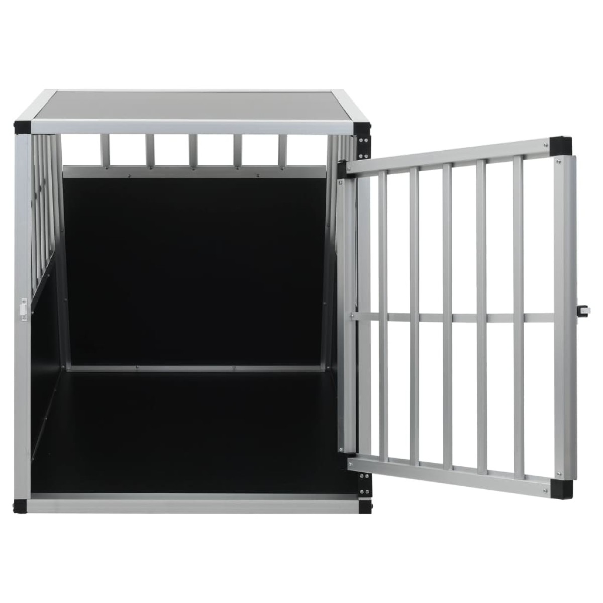 vidaXL Κλουβί Σκύλου με Μονή Πόρτα 65 x 91 x 69,5 εκ.