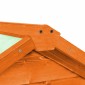 vidaXL Κλουβί Κουνελιών 140 x 63 x 120 εκ. από Μασίφ Ξύλο Ελάτης