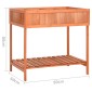 vidaXL Γλάστρα Βοτάνων 80 x 60 x 80 εκ. από Μασίφ Ξύλο Ελάτης