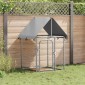 vidaXL Κλουβί Σκύλου Εξωτερικού Χώρου 100 x 100 x 150 εκ. με Στέγαστρο