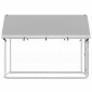 vidaXL Κλουβί Σκύλου Εξωτερικού Χώρου 200 x 100 x 150 εκ. με Στέγαστρο