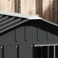 vidaXL Σπιτάκι Σκύλου Ανθρακί 116,5x153x81,5 εκ. Γαλβανισμένο Ατσάλι