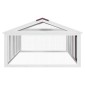 vidaXL Κουτί Περίφραξης Μόκα 200x112,5x74 εκ. από Μασίφ Ξύλο Πεύκου