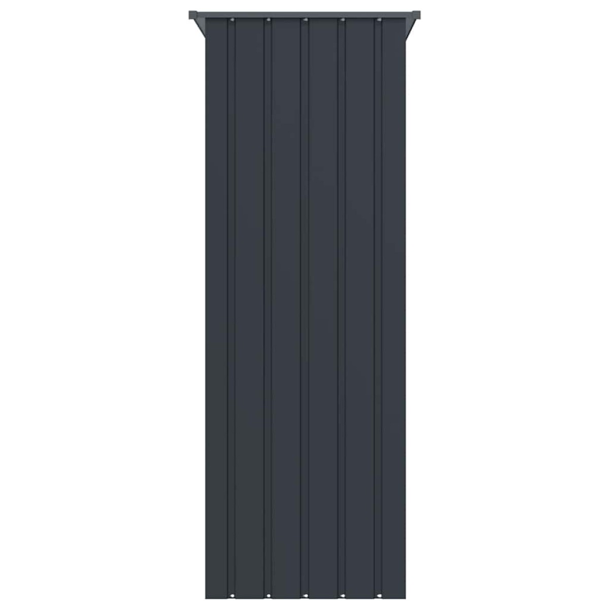 vidaXL Κλουβί Πουλιών Ανθρακί 215x78x200 εκ. από Γαλβανισμένο Χάλυβα