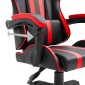 vidaXL Καρέκλα Gaming Κόκκινη από Συνθετικό Δέρμα