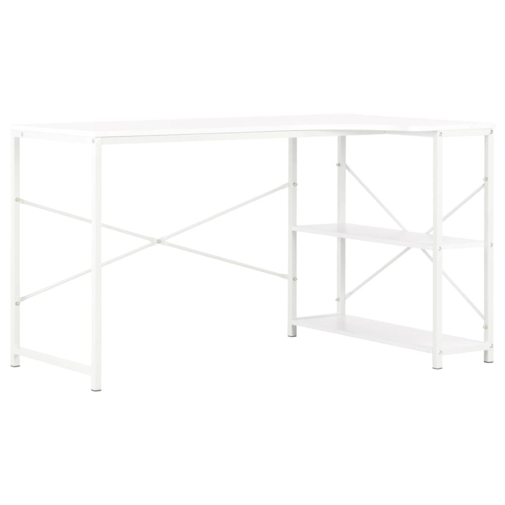 vidaXL Γραφείο Υπολογιστή Λευκό 120 x 72 x 70 εκ.