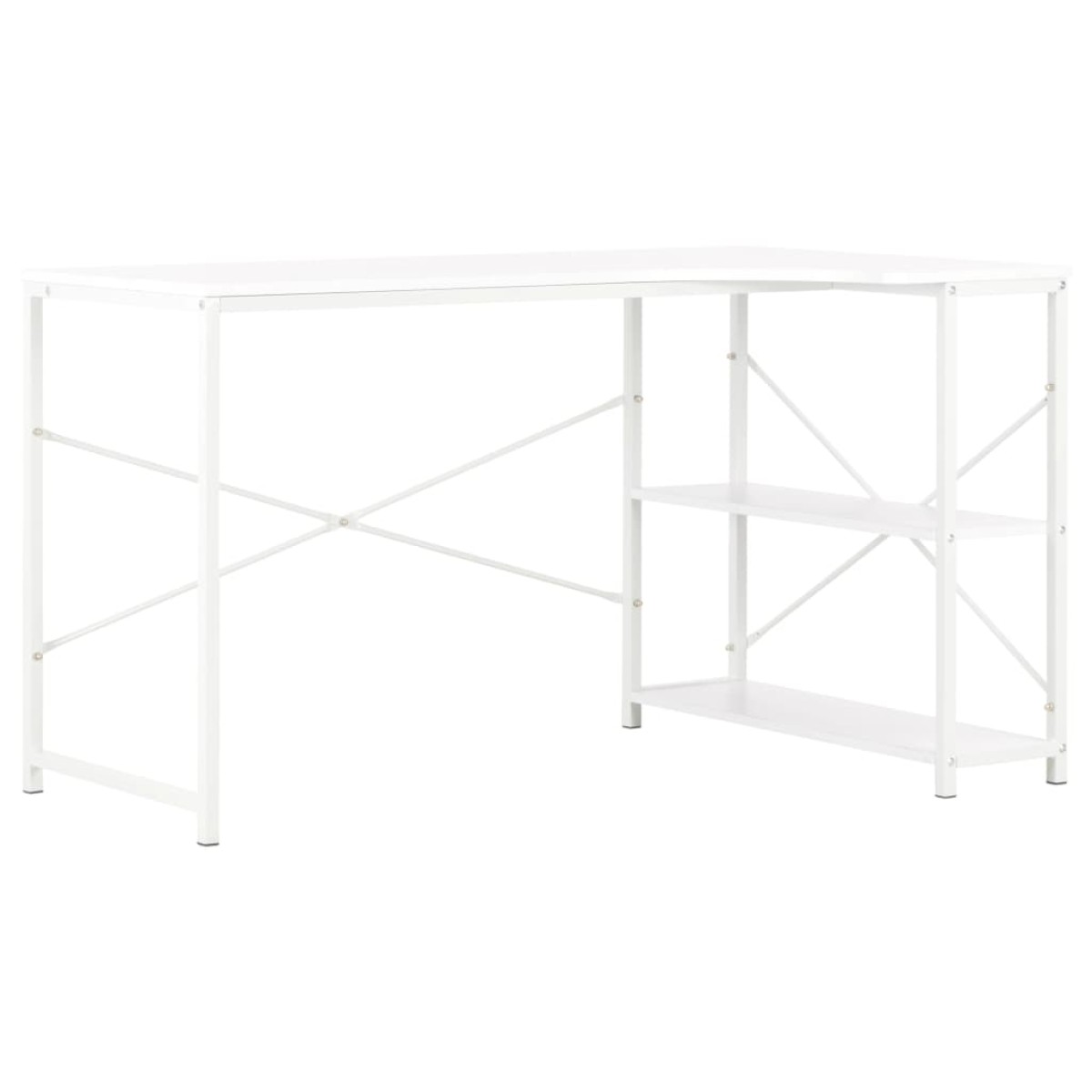 vidaXL Γραφείο Υπολογιστή Λευκό 120 x 72 x 70 εκ.