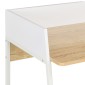 vidaXL Γραφείο Λευκό / Χρώμα Δρυός 90 x 60 x 88 εκ.