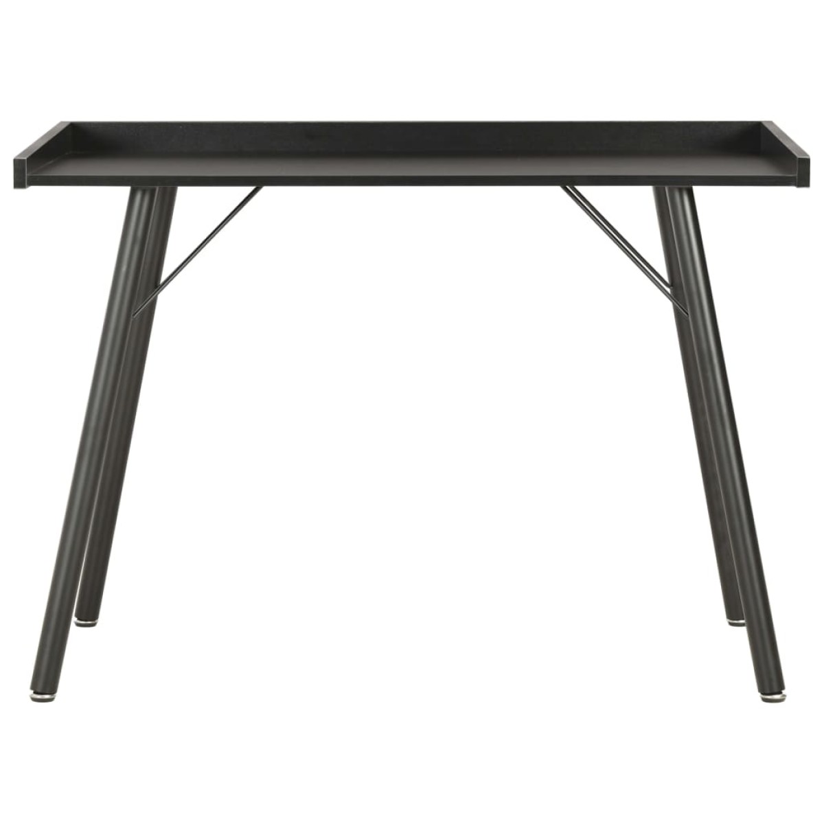 vidaXL Γραφείο Μαύρο 90 x 50 x 79 εκ.