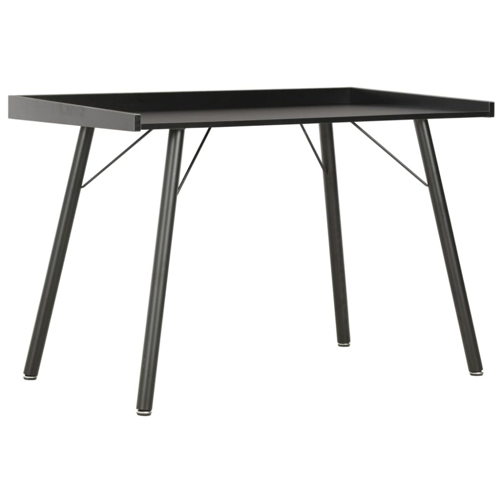 vidaXL Γραφείο Μαύρο 90 x 50 x 79 εκ.