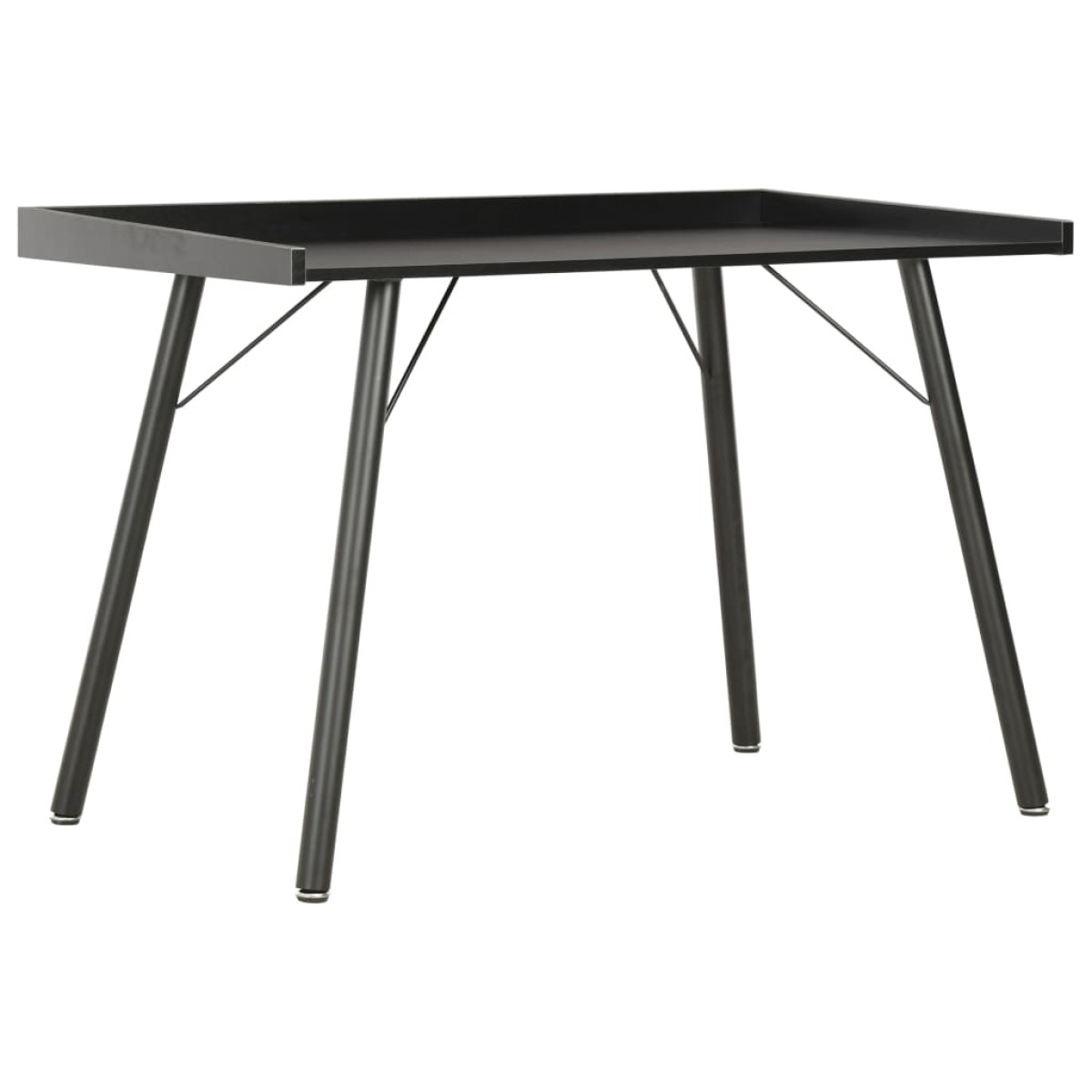 vidaXL Γραφείο Μαύρο 90 x 50 x 79 εκ.