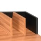 vidaXL Γραφείο Μαύρο / Καφέ 80 x 50 x 84 εκ.