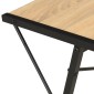 vidaXL Γραφείο με Ράφια Μαύρο / Χρώμα Δρυός 116 x 50 x 93 εκ.