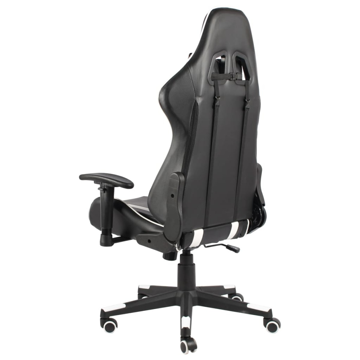 vidaXL Καρέκλα Gaming Περιστρεφόμενη Λευκή από PVC