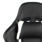 vidaXL Καρέκλα Gaming Περιστρεφόμενη Λευκή από PVC