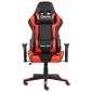 vidaXL Καρέκλα Gaming Περιστρεφόμενη Κόκκινη PVC