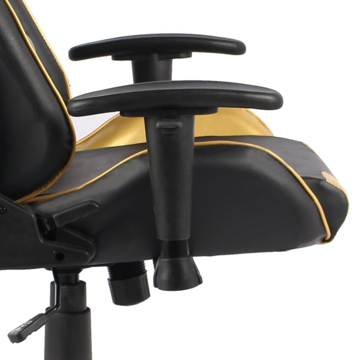 vidaXL Καρέκλα Gaming Περιστρεφόμενη Χρυσή PVC