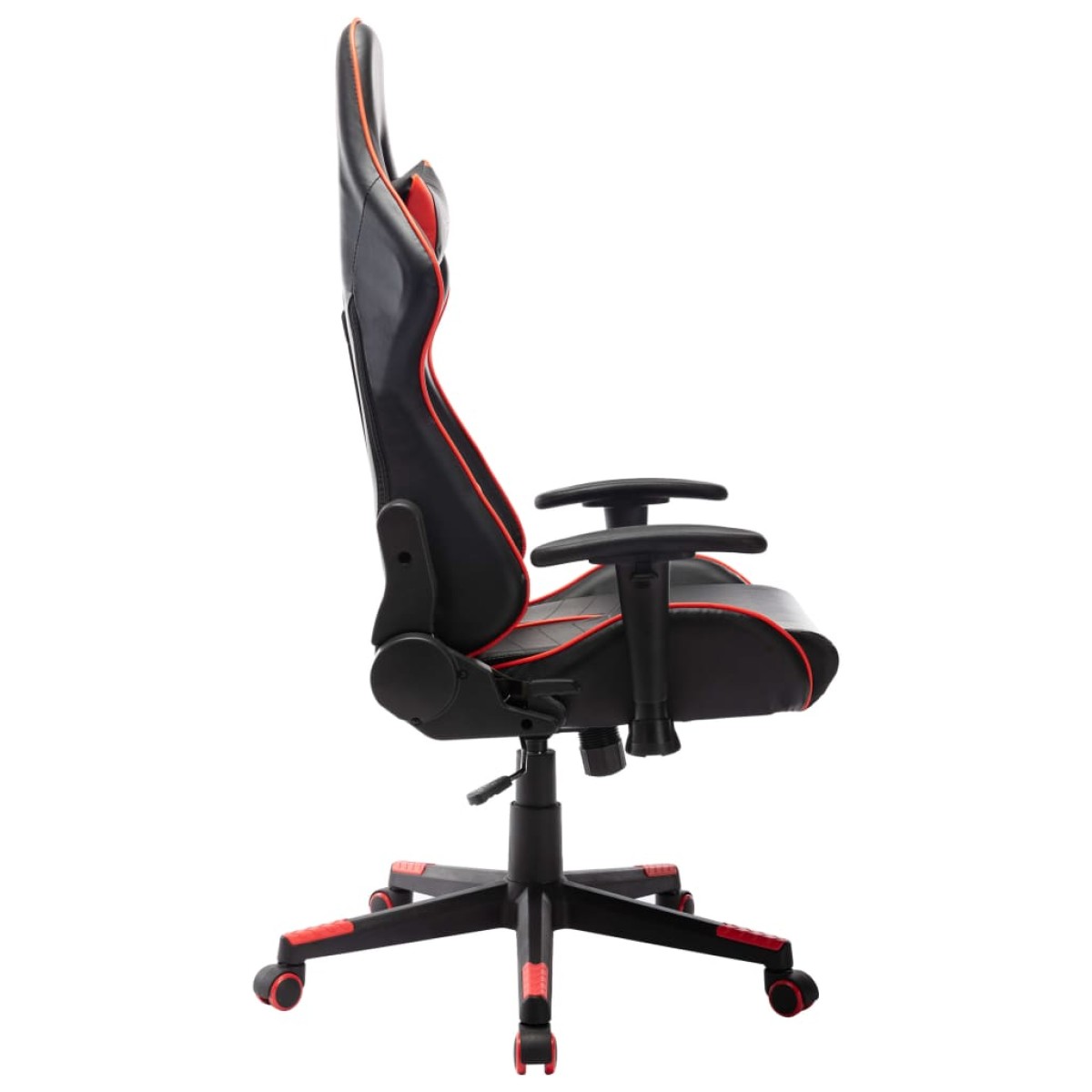 vidaXL Καρέκλα Gaming Μαύρο/Κόκκινο από Συνθετικό Δέρμα