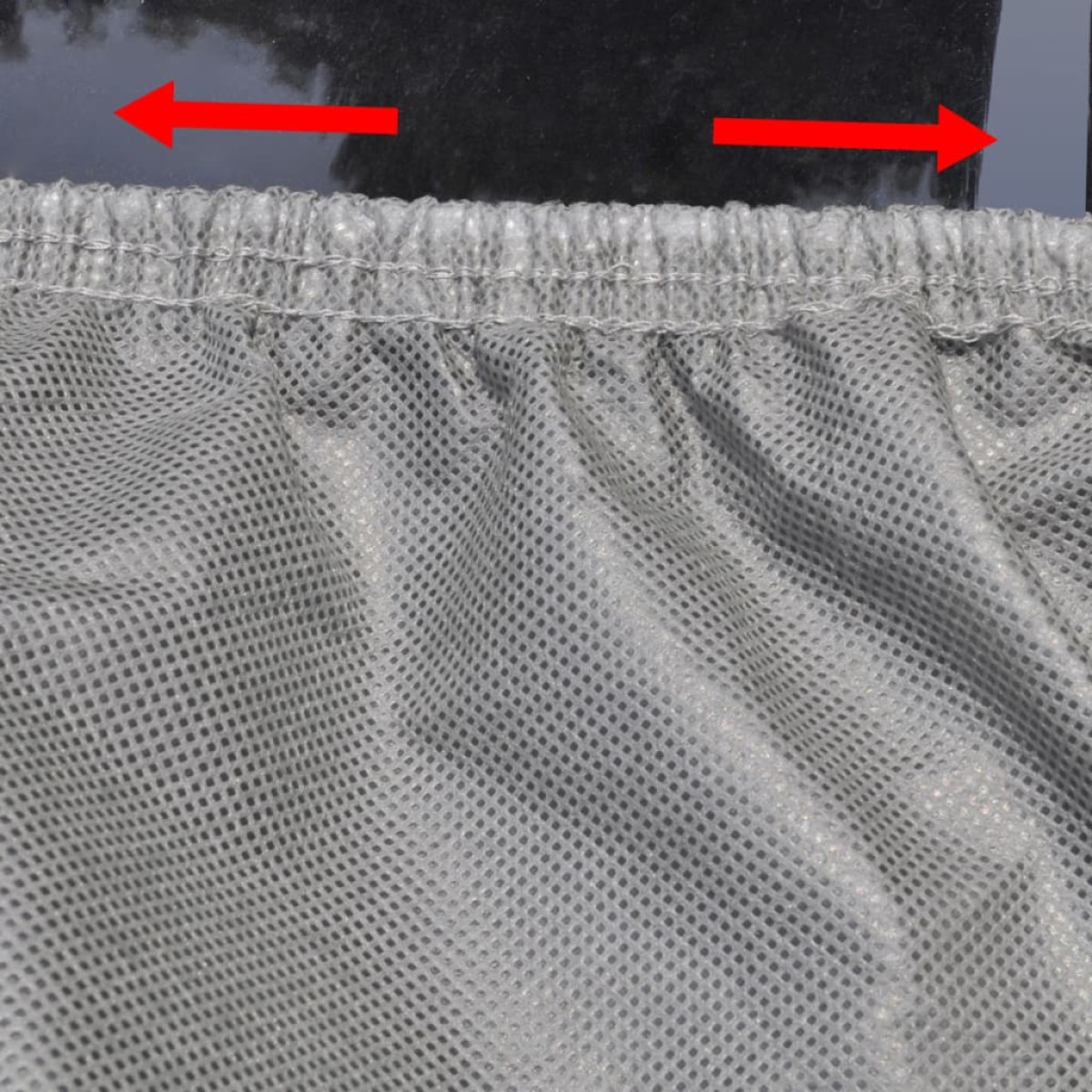 vidaXL Κουκούλα Αυτοκινήτου XL από Ύφασμα Non Woven